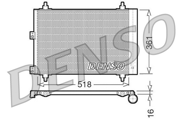 Condenser, air conditioning (DCN07006)