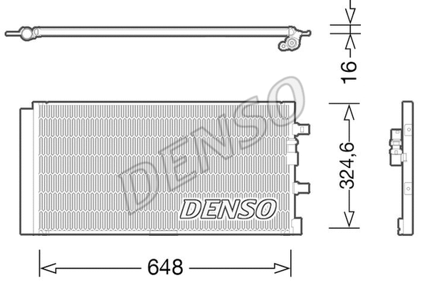 Condenser, air conditioning (DCN02024)