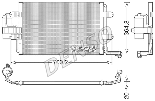 Condenser, air conditioning (DCN32021)