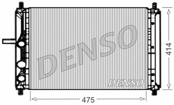 Radiator, engine cooling (DRM09033)
