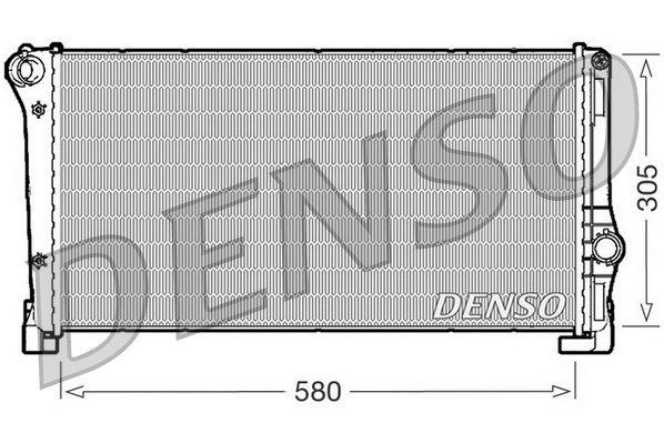 Radiator, engine cooling (DRM09104)