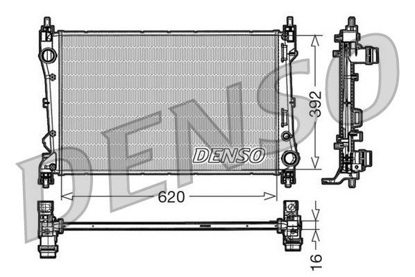 Radiator, engine cooling (DRM09113)