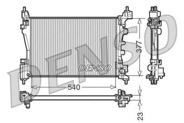 Radiator, engine cooling (DRM20095)
