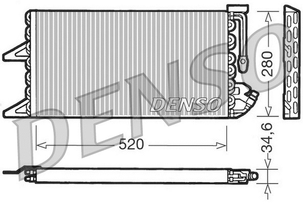 Condenser, air conditioning (DCN09092)