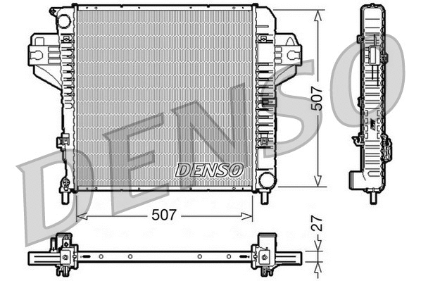 Radiator, engine cooling (DRM06030)
