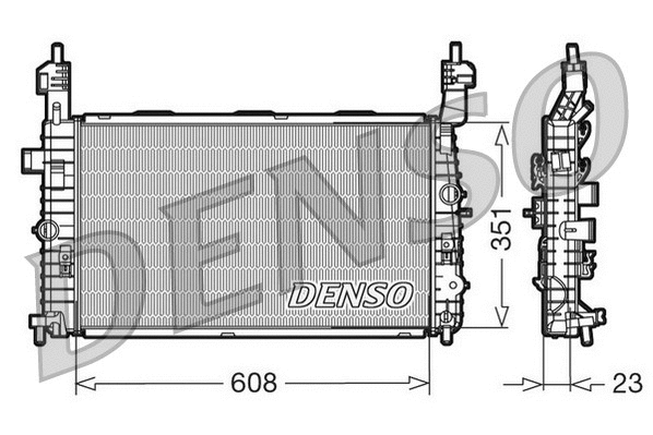 Radiator, engine cooling (DRM20093)