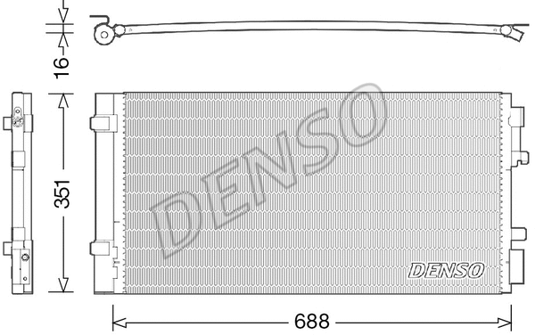 Condenser, air conditioning (DCN23034)