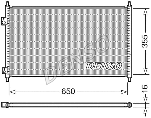Condenser, air conditioning (DCN40018)