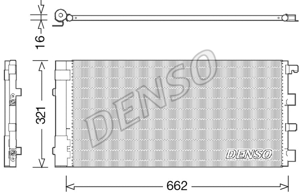 Condenser, air conditioning (DCN37002)