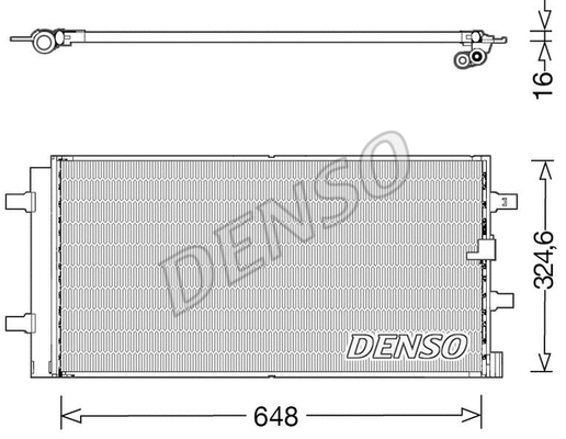 Condenser, air conditioning (DCN02044)