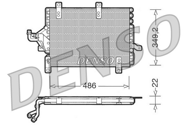 Condenser, air conditioning (DCN09141)