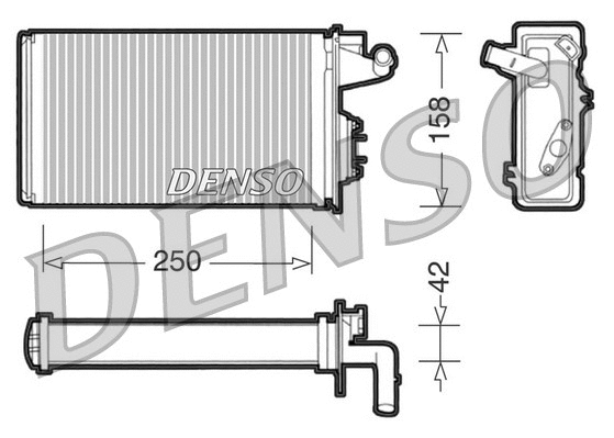 Heat Exchanger, interior heating (DRR09010)