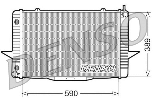 Radiator, engine cooling (DRM33067)