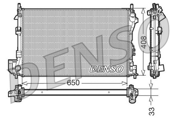 Radiator, engine cooling (DRM20087)
