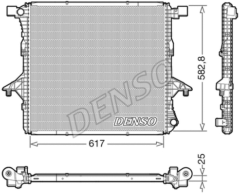 Radiator, engine cooling (DRM32052)