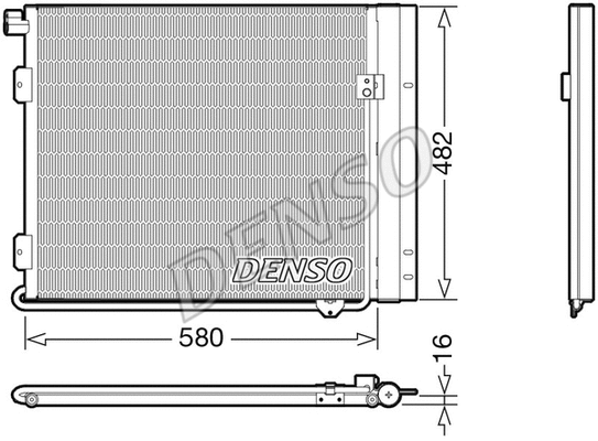 Condenser, air conditioning (DCN99061)