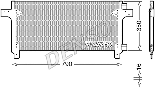 Condenser, air conditioning (DCN99063)