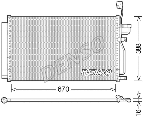Condenser, air conditioning (DCN15002)