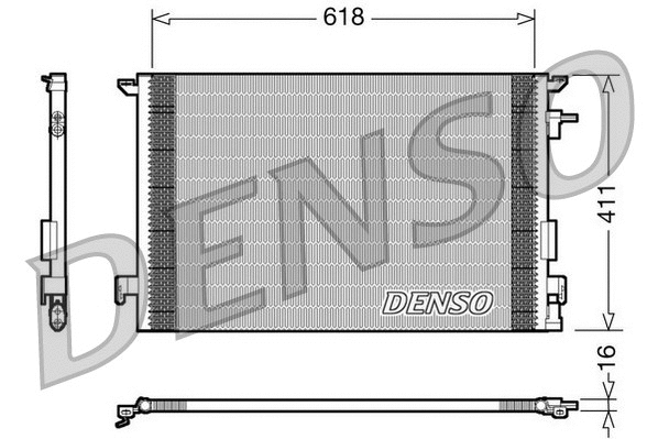 Condenser, air conditioning (DCN20031)