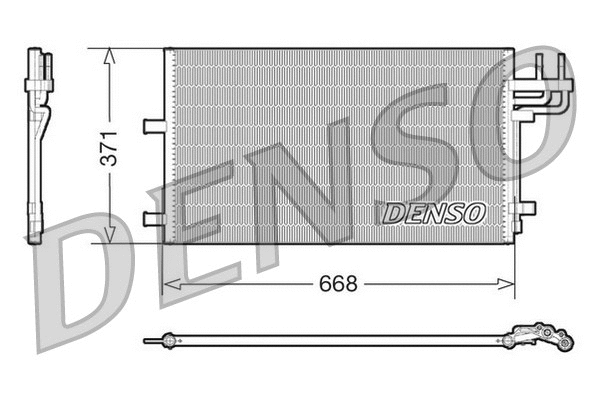 Condenser, air conditioning (DCN10007)
