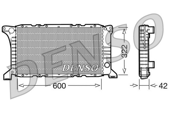 Radiator, engine cooling (DRM10097)