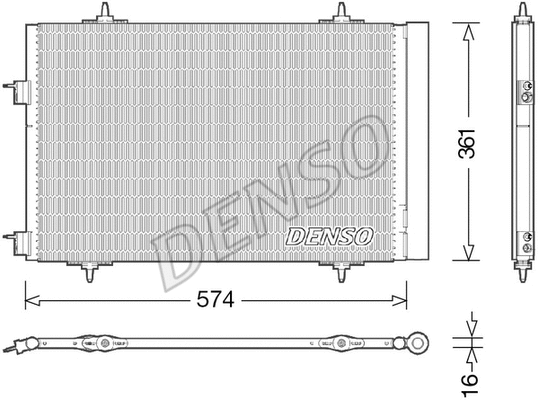 Condenser, air conditioning (DCN21020)