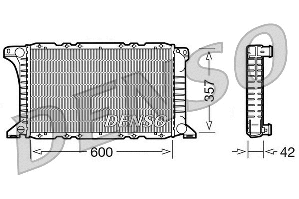 Radiator, engine cooling (DRM10090)