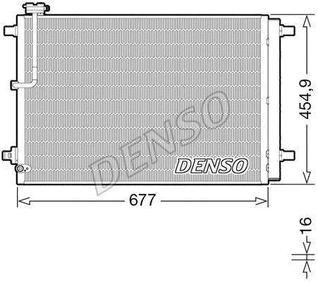 Condenser, air conditioning (DCN02046)