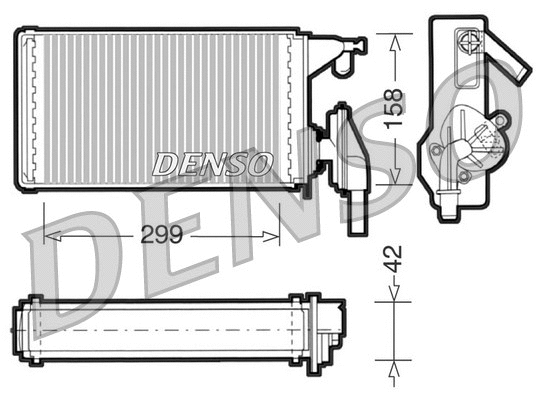 Heat Exchanger, interior heating (DRR12002)