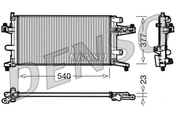 Radiator, engine cooling (DRM20040)
