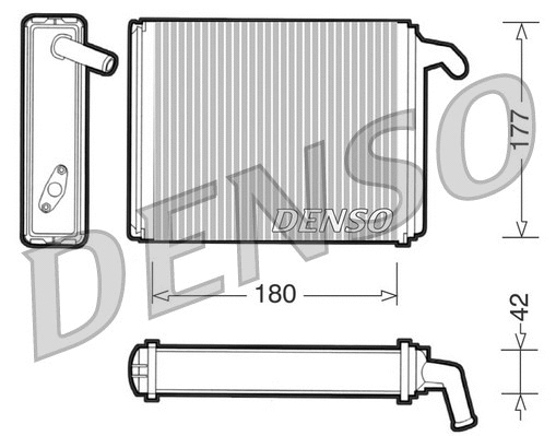 Heat Exchanger, interior heating (DRR09041)