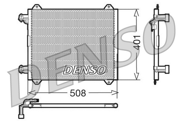 Condenser, air conditioning (DCN02009)