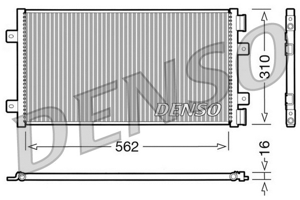 Condenser, air conditioning (DCN09101)