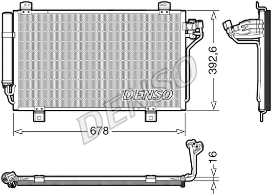 Condenser, air conditioning (DCN44015)