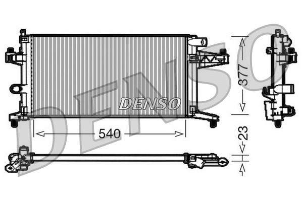 Radiator, engine cooling (DRM20038)