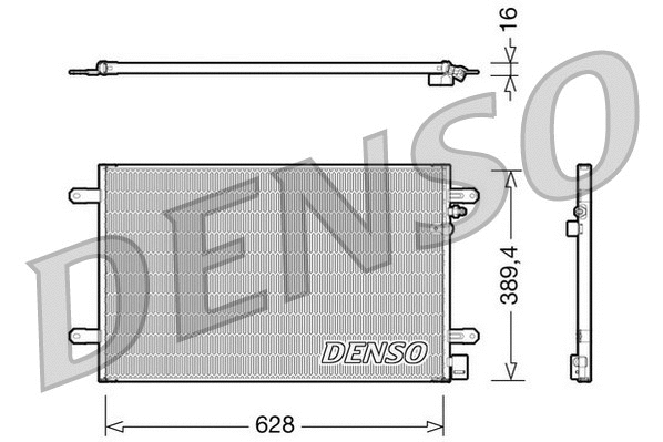 Condenser, air conditioning (DCN02017)
