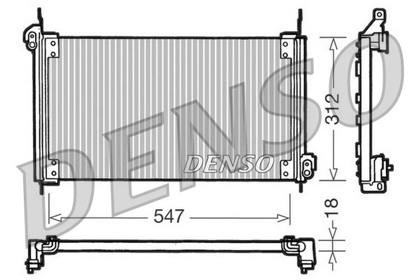 Condenser, air conditioning (DCN09010)