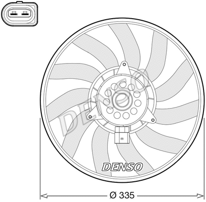 Fan, engine cooling (DER02008)
