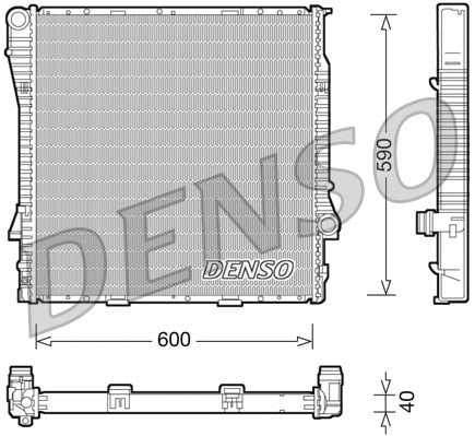 Radiator, engine cooling (DRM05114)