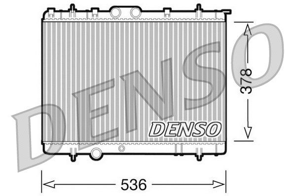 Radiator, engine cooling (DRM21030)