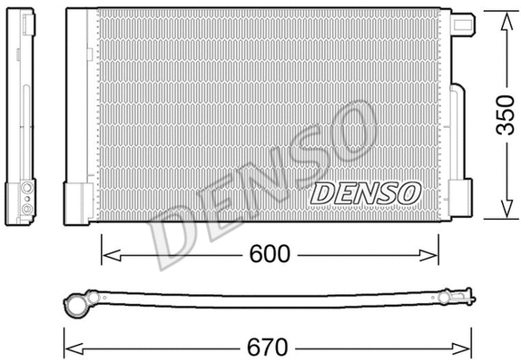 Condenser, air conditioning (DCN01004)