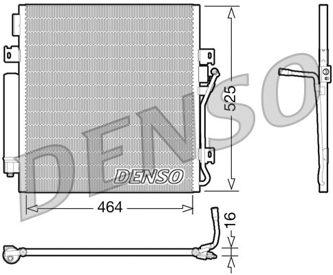 Condenser, air conditioning (DCN06011)