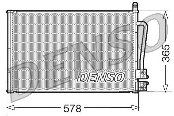 Condenser, air conditioning (DCN10008)