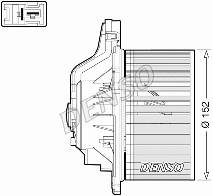 Interior Blower (DEA41015)