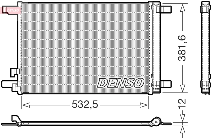 Condenser, air conditioning (DCN02048)