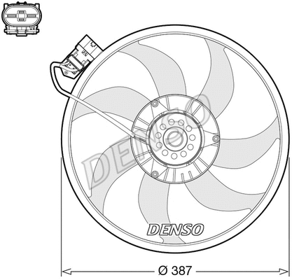 Fan, engine cooling (DER20017)