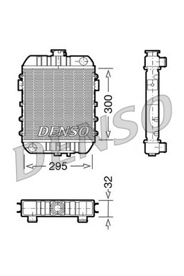 Radiator, engine cooling (DRM20060)