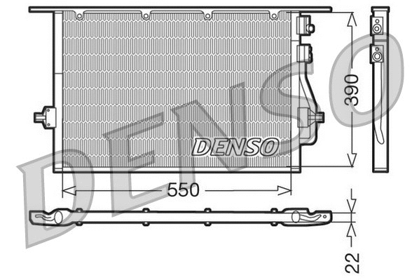 Condenser, air conditioning (DCN10014)