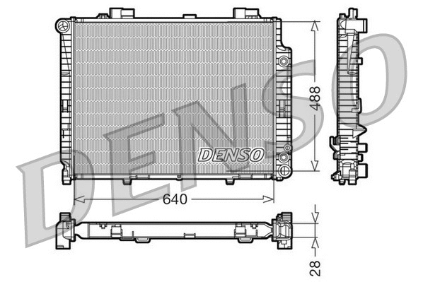 Radiator, engine cooling (DRM17101)