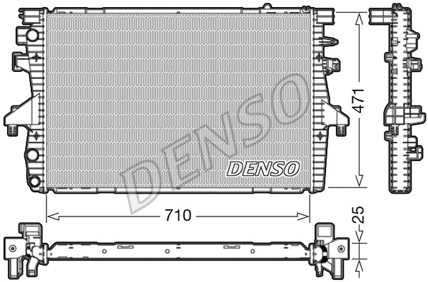 Radiator, engine cooling (DRM32039)
